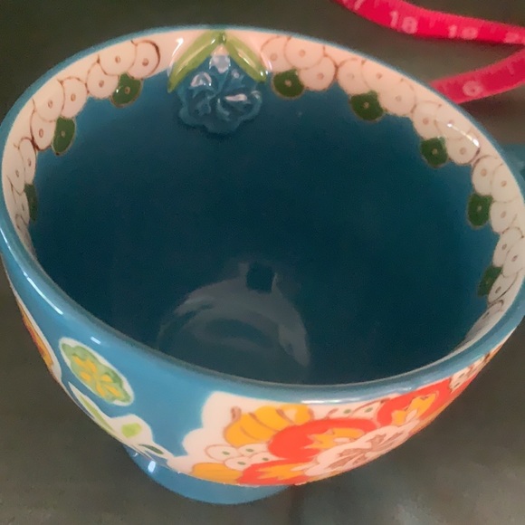 Dutch wax  mug handpainted ceramic - Picture 2 of 7